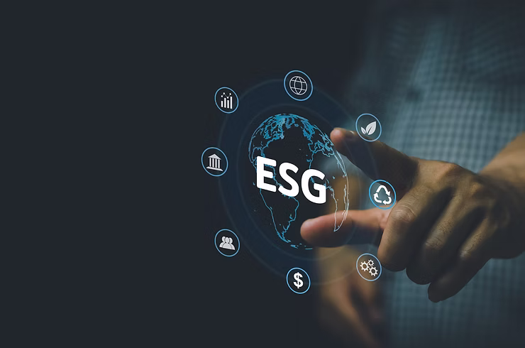ESG graphic with different icons